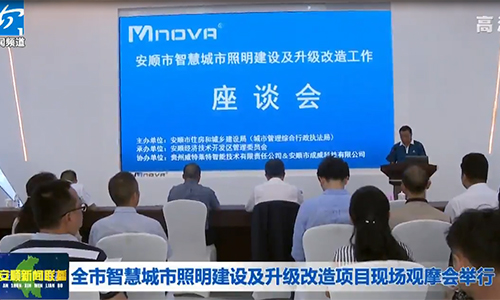 全市智慧城市照明建设及升级改造项目现场观摩会举行